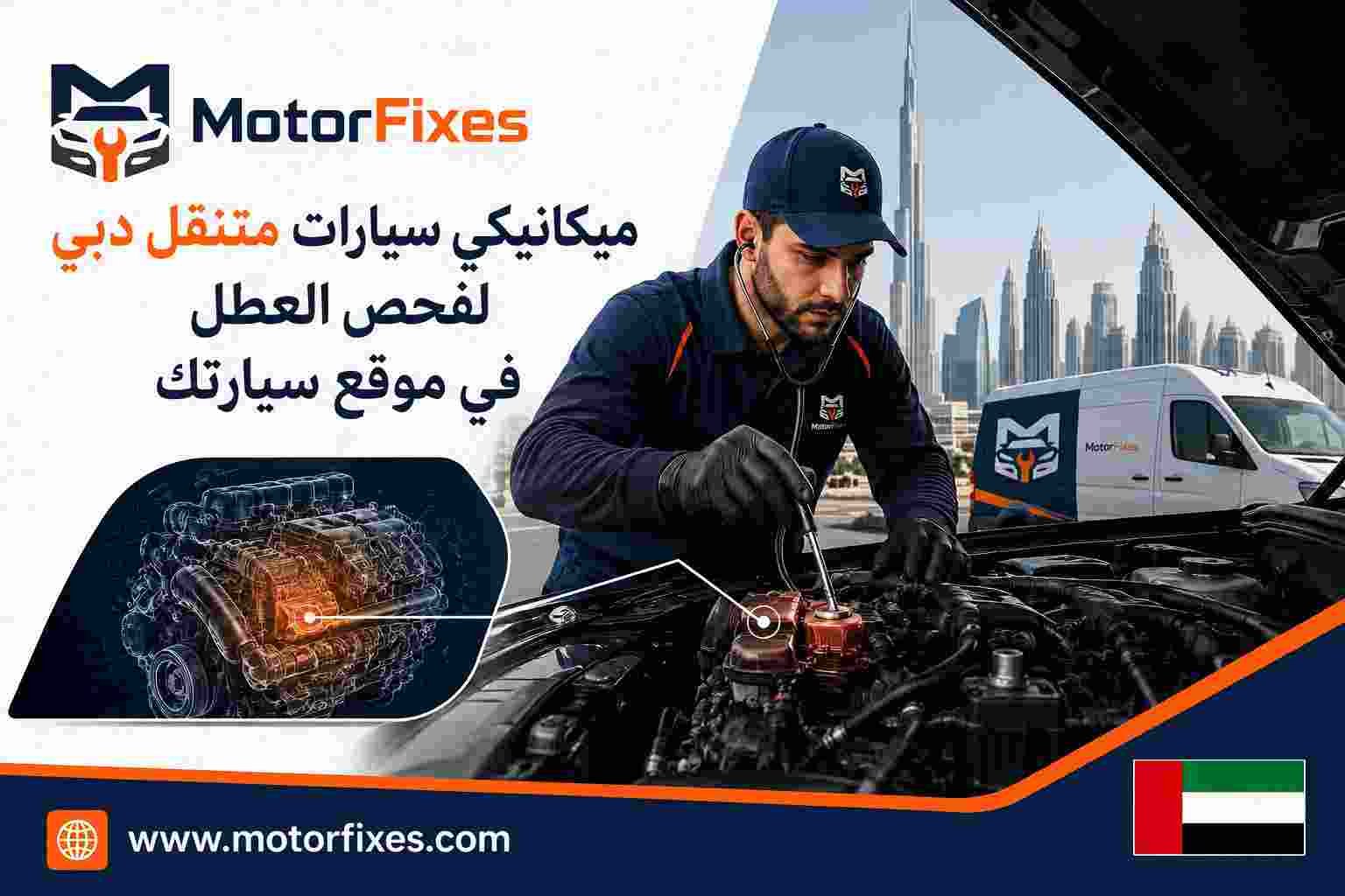 ميكانيكي سيارات متنقل دبي